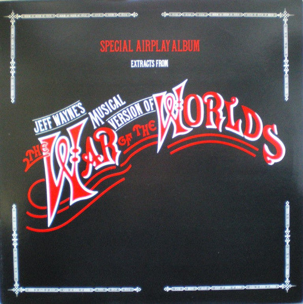 Jeff Wayne / The War of the World (soundtrack - Special Airplay Album) LP
